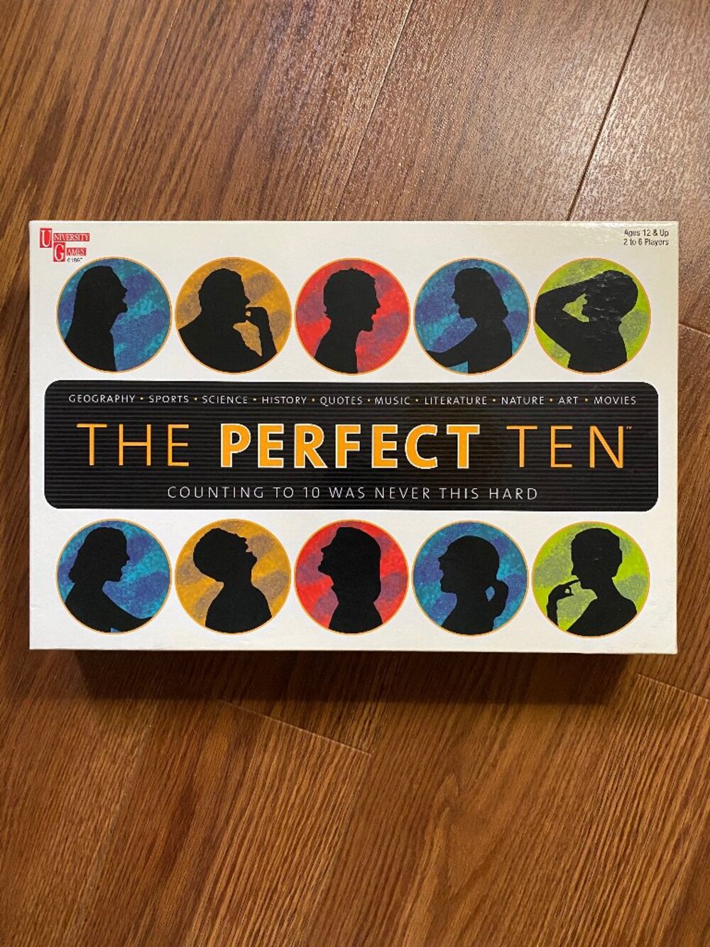 NIB The Perfect Ten Trivia Board Game Sealed Contents Open Box Vintage